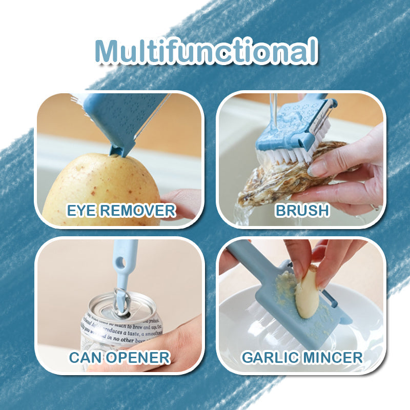 Multipurpose Stainless Peeler Brush