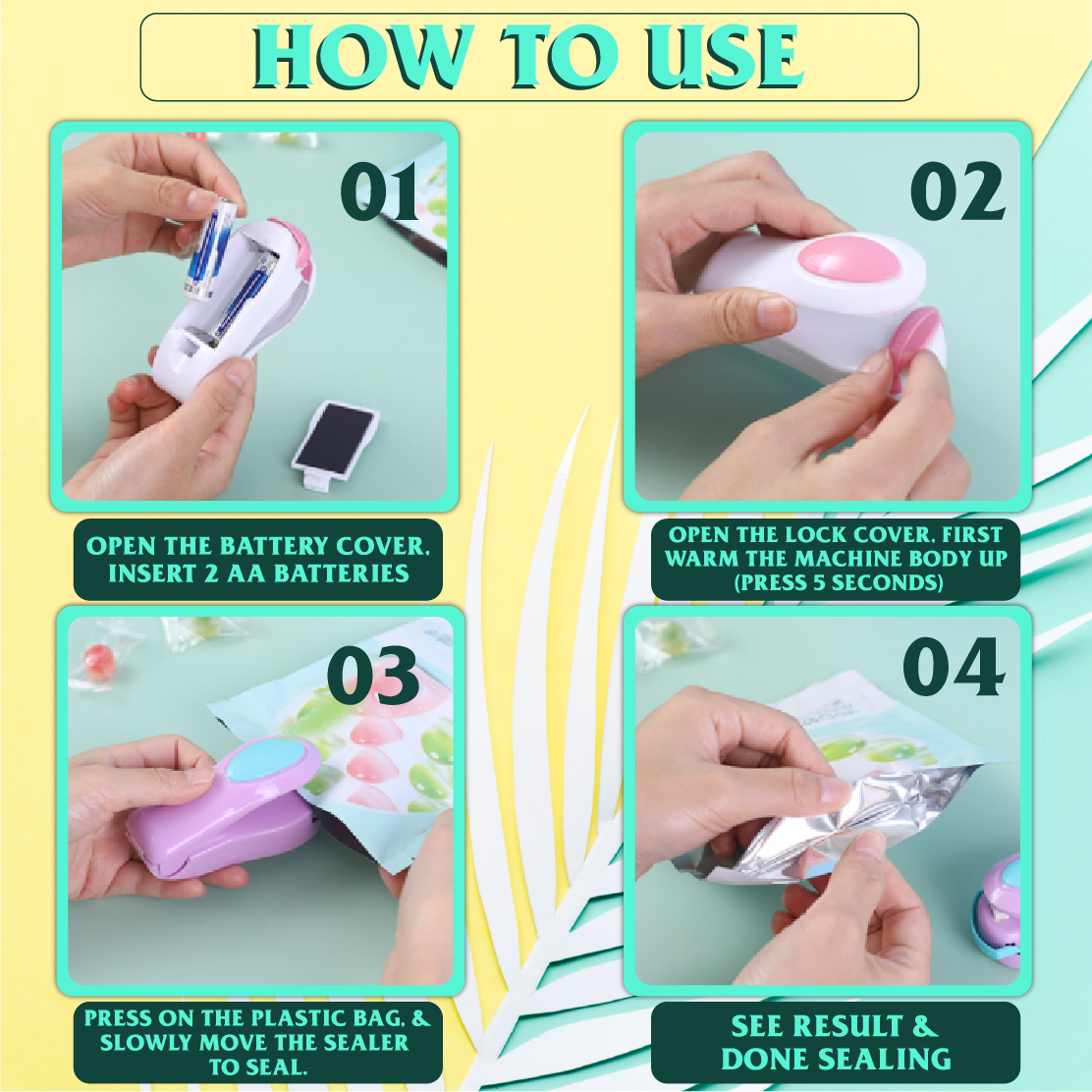 Mini Handheld Heat Sealer