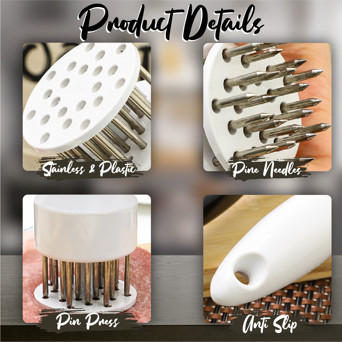 Reversible Handy Meat Tenderizer