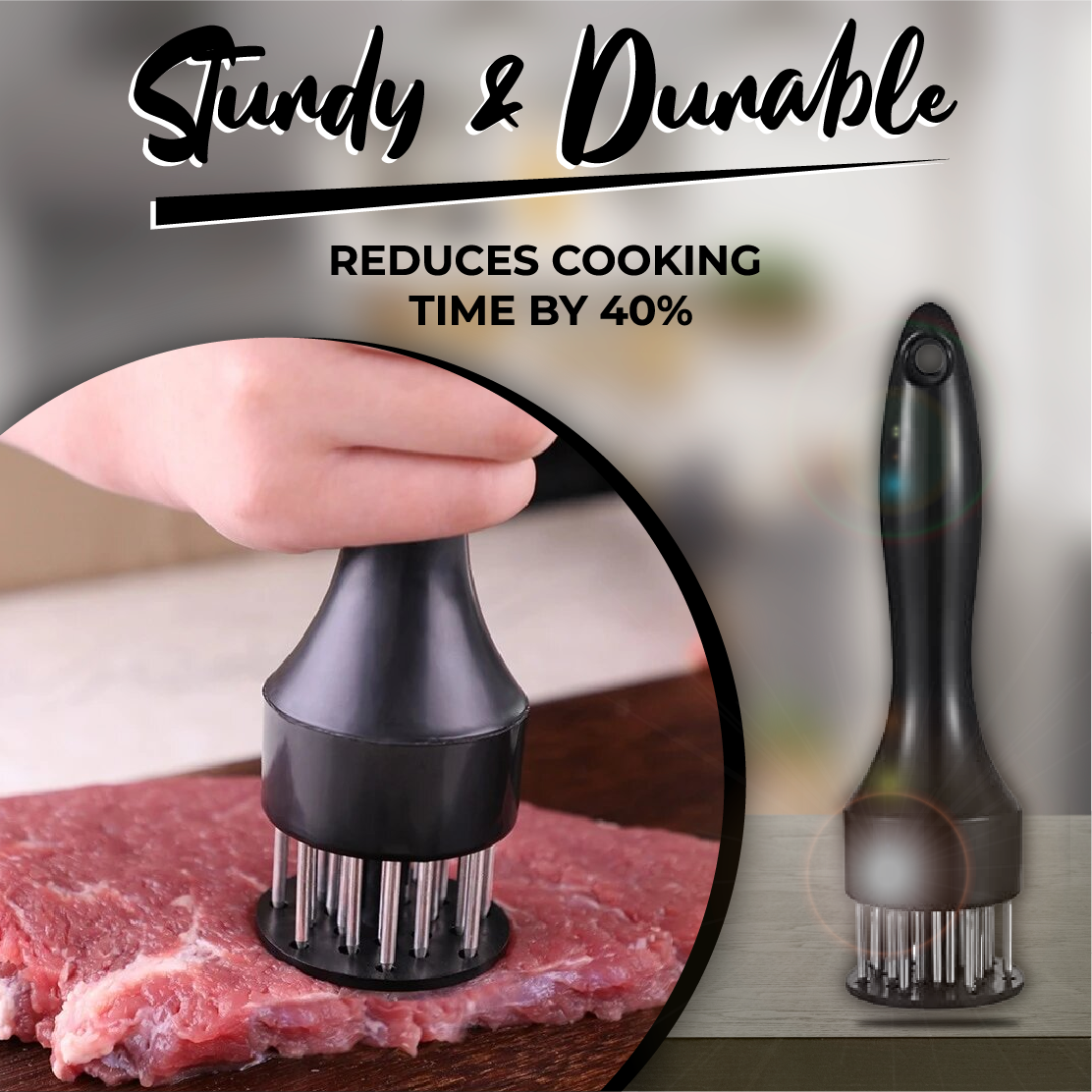 Reversible Handy Meat Tenderizer