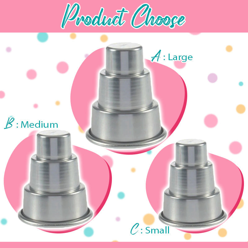 Multi-Tier Mini Cake Versatile Molder