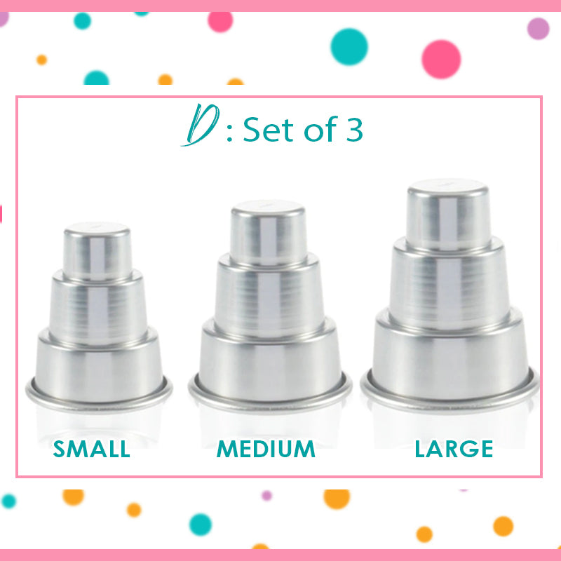 Multi-Tier Mini Cake Versatile Molder