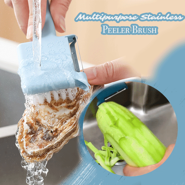 Multipurpose Stainless Peeler Brush