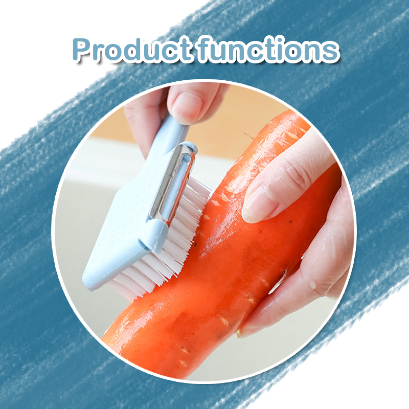 Multipurpose Stainless Peeler Brush